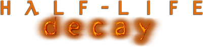 Half-Life: Decay - Clear Logo Image