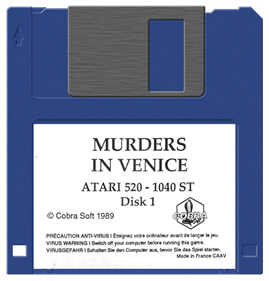 Murders in Venice - Fanart - Disc Image