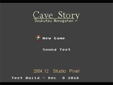 Cave Story: Doukutsu Monogatari - Screenshot - Game Title Image