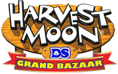 Harvest Moon DS: Grand Bazaar - Clear Logo Image