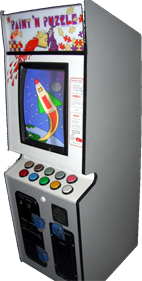 Paint 'N Puzzle - Arcade - Cabinet Image