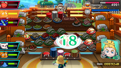 Sushi Striker: The Way of Sushido - Screenshot - Gameplay Image