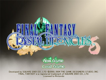 Final Fantasy Crystal Chronicles - Screenshot - Game Title Image