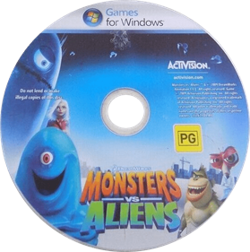 Monsters vs. Aliens - Disc Image