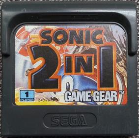 Sonic 2 in 1: Sonic 2 + Sonic Spinball - Cart - Front Image