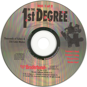 In the 1st Degree - Disc Image