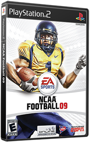 NCAA Football 09 - Box - 3D Image