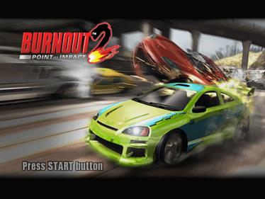 Burnout 2: Point of Impact - Screenshot - Game Title Image
