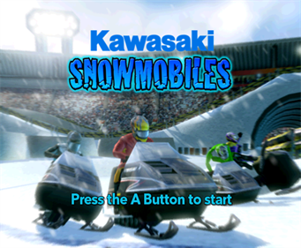 Kawasaki Snowmobiles - Screenshot - Game Title Image