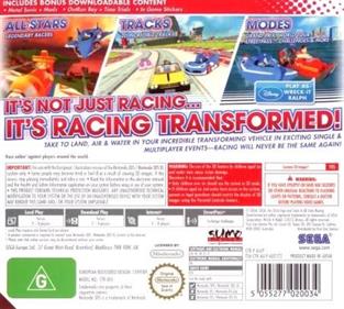 Sonic & All-Stars Racing Transformed - Box - Back Image