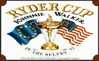 Ryder Cup: Johnnie Walker - Screenshot - Game Title Image