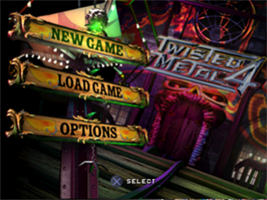 Twisted Metal 4 - Screenshot - Game Title Image
