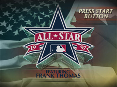 All-Star Baseball '97 Featuring Frank Thomas - Screenshot - Game Title Image