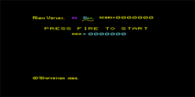 Alien Vortex - Screenshot - Game Title Image