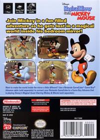 Disney's Magical Mirror Starring Mickey Mouse - Box - Back Image