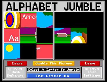 Amanda's Alphabet Jigsaw Jumble - Screenshot - Gameplay Image