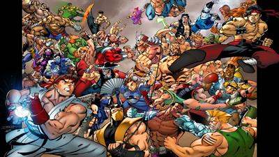 Mortal Kombat vs Street Fighter - Fanart - Background Image
