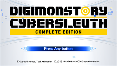 Digimon Story Cyber Sleuth: Complete Edition - Screenshot - Game Title Image
