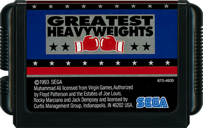 Greatest Heavyweights - Cart - Front Image