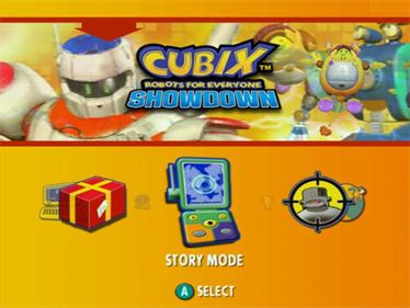 Cubix: Robots for Everyone: Showdown - Screenshot - Game Title Image