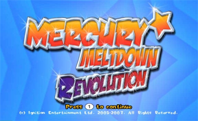 Mercury Meltdown Revolution - Screenshot - Game Title Image