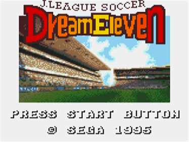 J.League Soccer Dream Eleven - Screenshot - Game Title Image