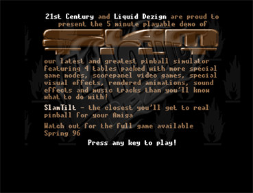 Amiga Power #60 - Screenshot - Game Title Image