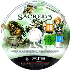Sacred 3 - Disc Image