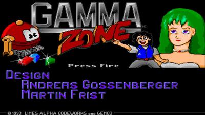 Gamma Zone - Screenshot - Game Title Image