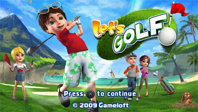 Let's Golf - Screenshot - Game Title Image