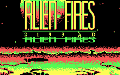 Alien Fires: 2199 AD - Screenshot - Game Title Image