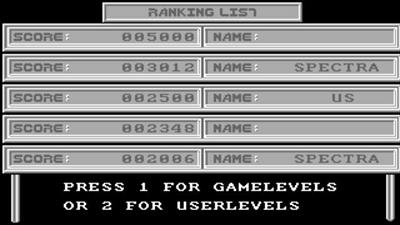 Ball Raider II - Screenshot - High Scores Image