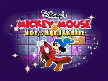 Disney's Mickey Mouse: Mickey's Magical Adventure - Screenshot - Game Title Image