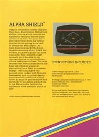Alpha Shield - Box - Back Image