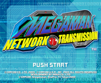 Mega Man Network Transmission - Screenshot - Game Title Image