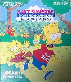 Bart Simpson's Escape from Camp Deadly - Box - Front Image