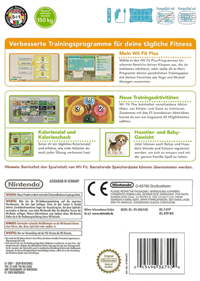 Wii Fit Plus - Box - Back Image