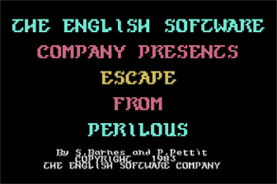 Escape from Perilous - Screenshot - Game Title Image
