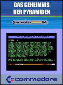 Das Geheimnis der Pyramiden - Fanart - Box - Front Image