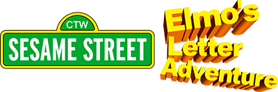 Sesame Street: Elmo's Letter Adventure - Clear Logo Image