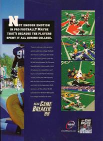 NCAA GameBreaker 99 - Advertisement Flyer - Front Image