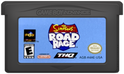 The Simpsons: Road Rage - Cart - Front Image