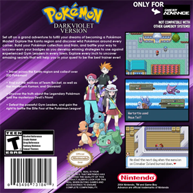 Pokémon Dark Violet - Box - Back Image