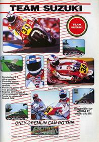 Team Suzuki - Advertisement Flyer - Front Image