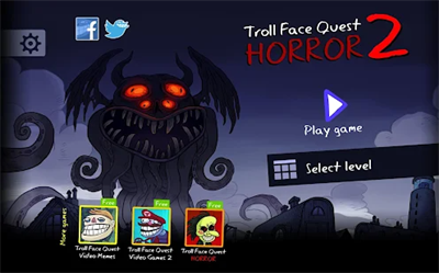 Troll Face Quest: Horror 2 - Screenshot - Game Title Image