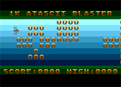 1K Atascii Blaster/ Floppy Bird - Screenshot - Gameplay Image