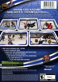 NHL Hitz Pro - Box - Back Image