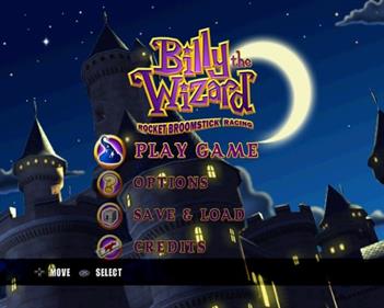 Billy the Wizard: Rocket Broomstick Racing - Screenshot - Game Title Image