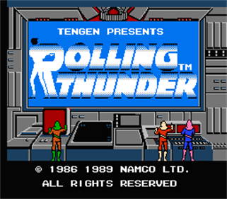 Rolling Thunder - Screenshot - Game Title Image