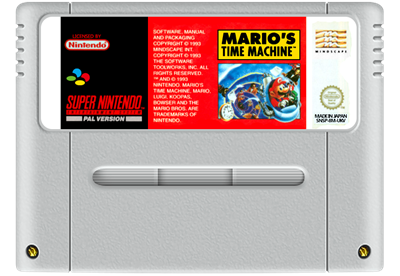 Mario's Time Machine - Fanart - Cart - Front